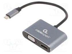 A-USB3C-HDMIVGA-01 - GEMBIRD