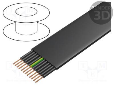 PVC-FLACH-12G1.5 - 1