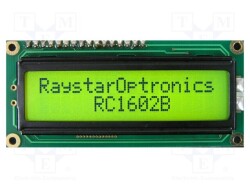 RC1602B-FHY-CSVD - RAYSTAR OPTRONICS
