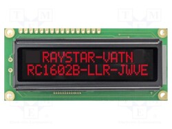RC1602B-LLR-JWVE - RAYSTAR OPTRONICS