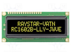 RC1602B-LLY-JWVE - RAYSTAR OPTRONICS