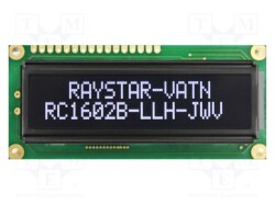 RC1602B5-LLH-JWV - RAYSTAR OPTRONICS