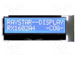 RX1602A4-BIW-TS - RAYSTAR OPTRONICS
