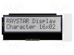 RX1602A5-GHW-TS - RAYSTAR OPTRONICS