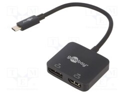 USBC-HDMI/DP-BK - Goobay