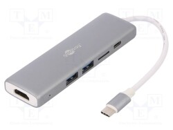 USB.C-MULTIPORT-GY - Goobay
